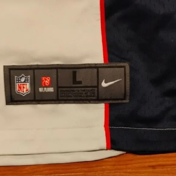 Nike Patriots Jersey - White and Navy - Picture 2 of 6